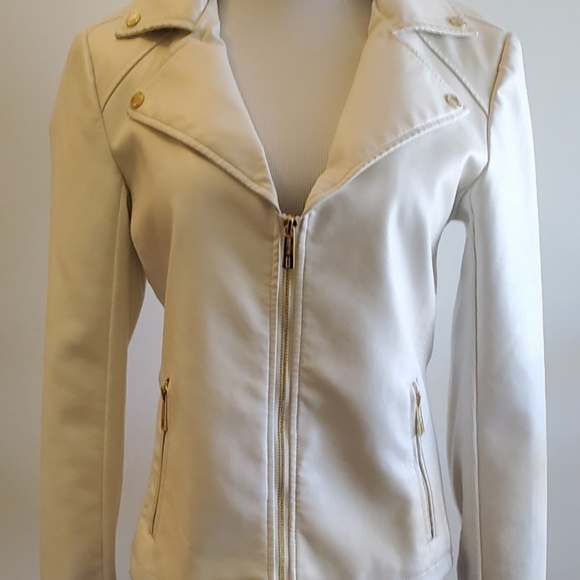 Kenneth Cole Reaction Jackets & Blazers - 💜Kenneth Cole Moto Faux Leather Jacket